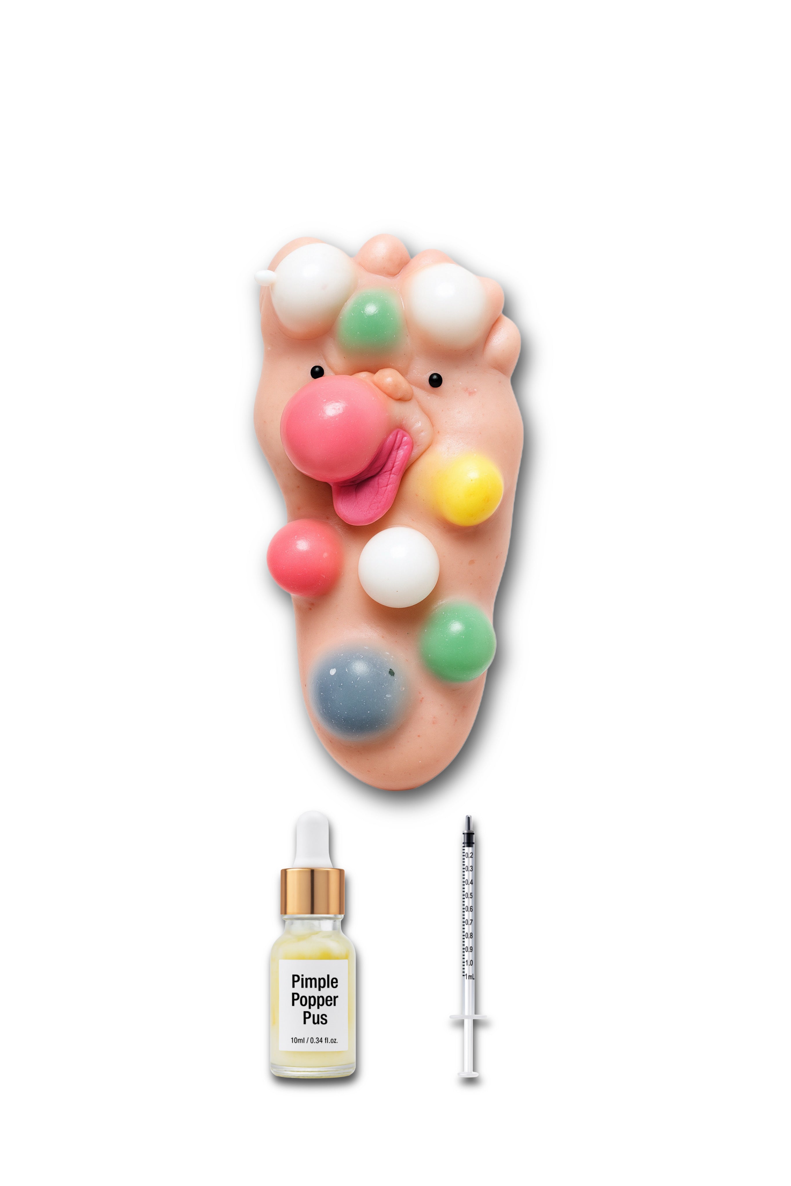 Silly Foot Pimple Popping Fidget Toy Kit