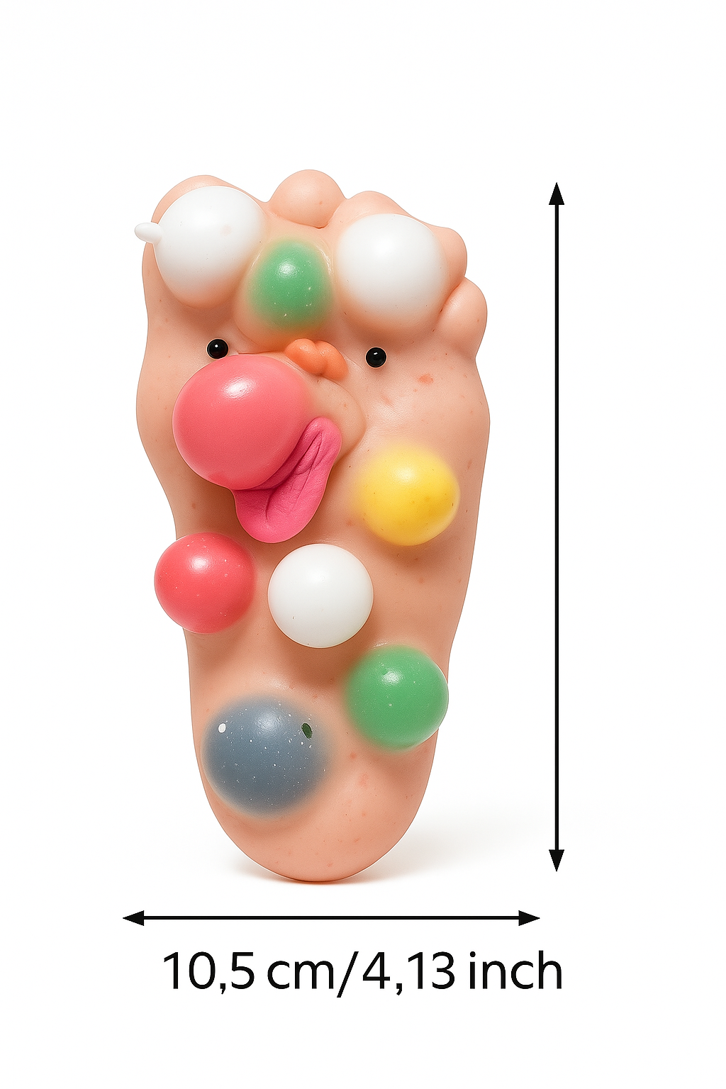 Silly Foot Pimple Popping Fidget Toy Kit