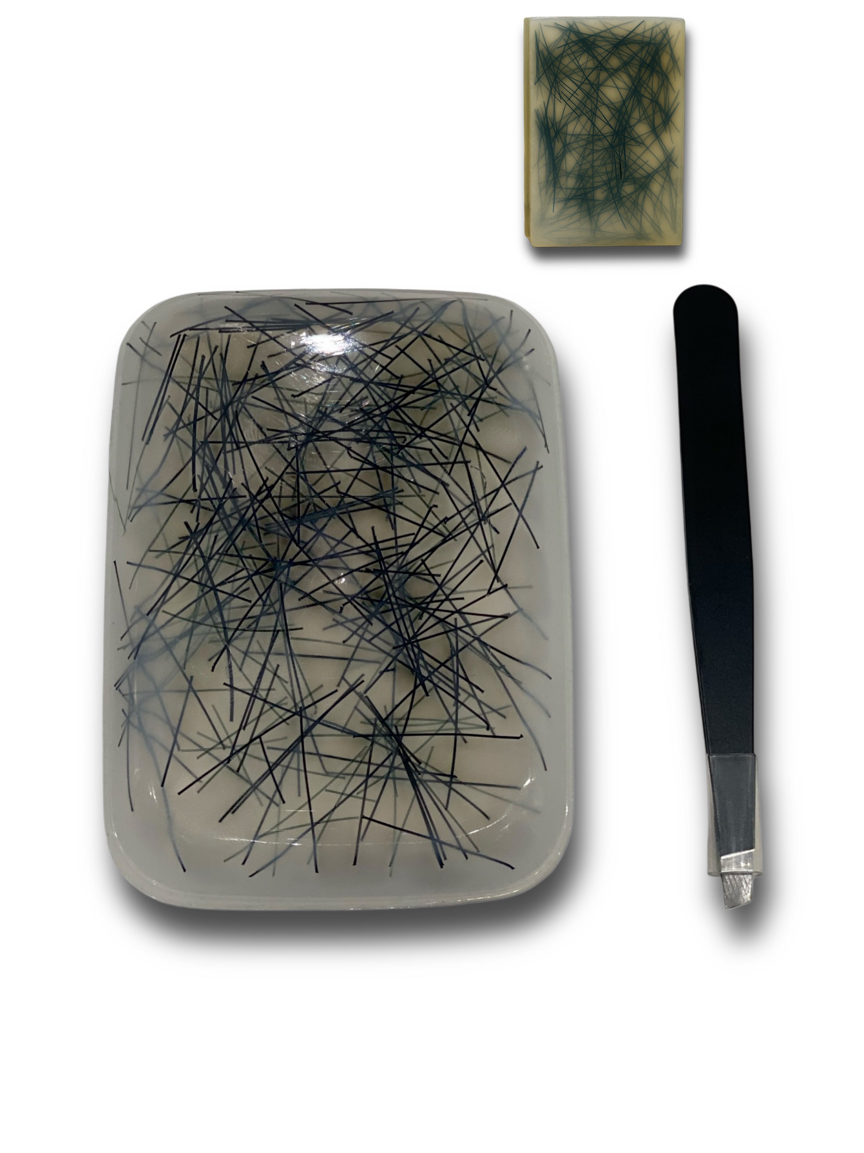 Black Hair Pulling Fidget Toy