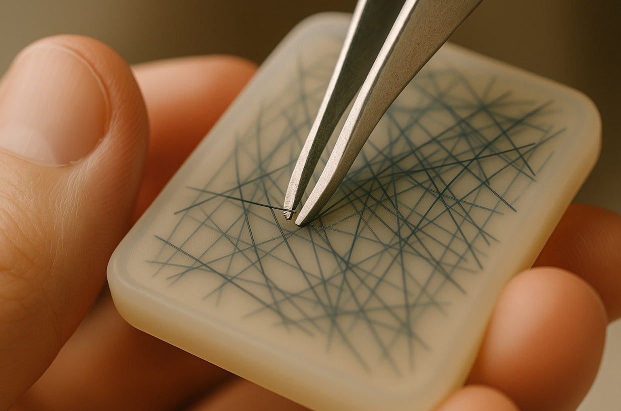 Black Hair Pulling Fidget Toy